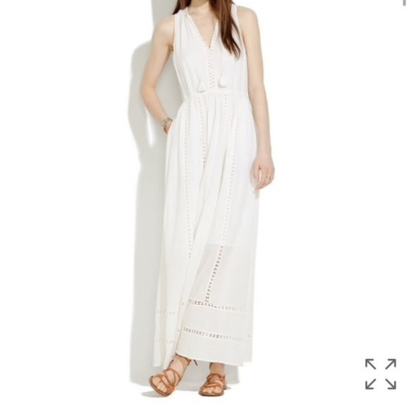 Madewell Dresses & Skirts - Madewell Piazza Maxi Dress, White Cotton, NWT